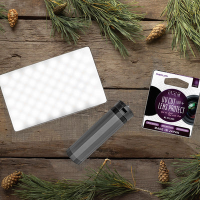 Kenro Smart Lites and gifts on wood background