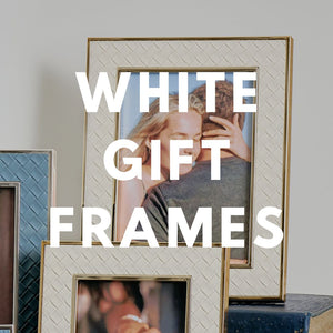 White Gift Photo Frames