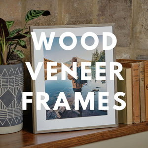 Wood Veneer Photo Frames