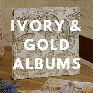 Ivory & Gold Photo Albums