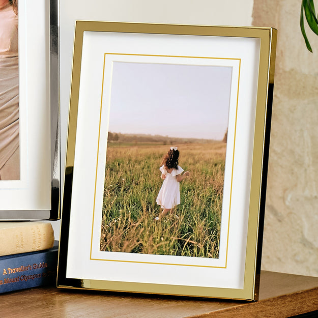 Vienna Gold Line Photo Frames