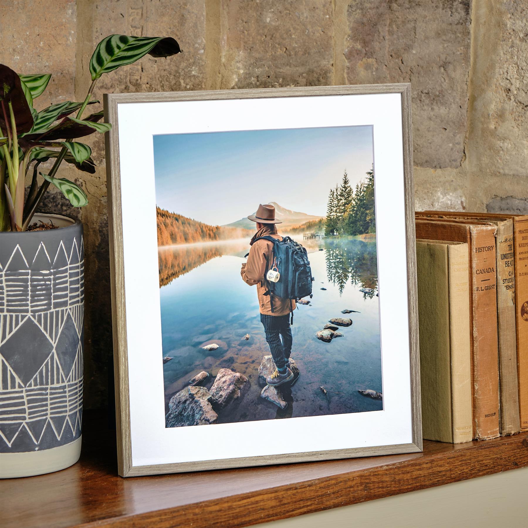 City Series Wood Effect Aluminium Photo Frames – Kenro