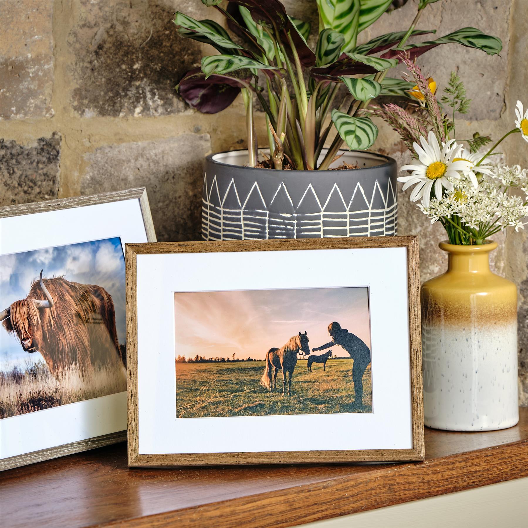 City Series Wood Effect Aluminium Photo Frames – Kenro