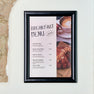 Alumex Snap Poster Display Frame in Black