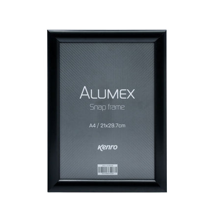 Alumex Snap Poster Display Frame in Black