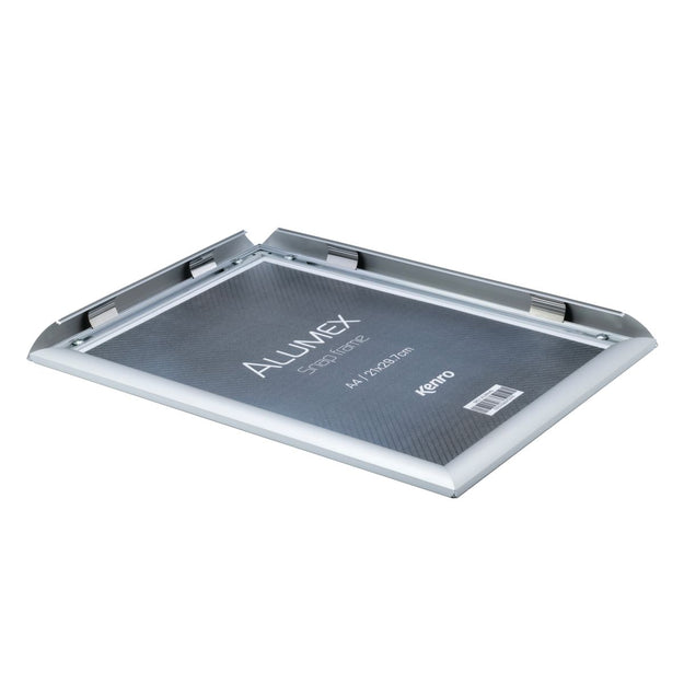 Alumex Snap Poster Display Frame in Silver