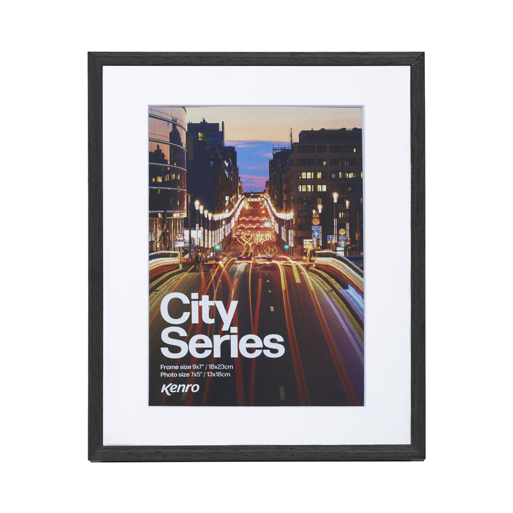 City Series Wood Effect Aluminium Photo Frames – Kenro