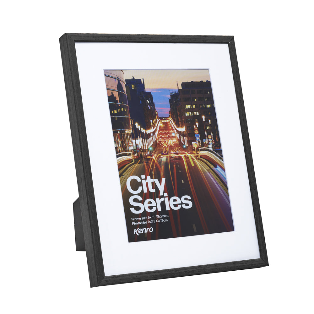 City Series Wood Effect Aluminium Photo Frames – Kenro