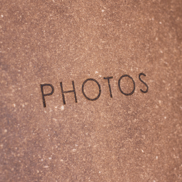 Signature Series Leather Memo Photo Albums