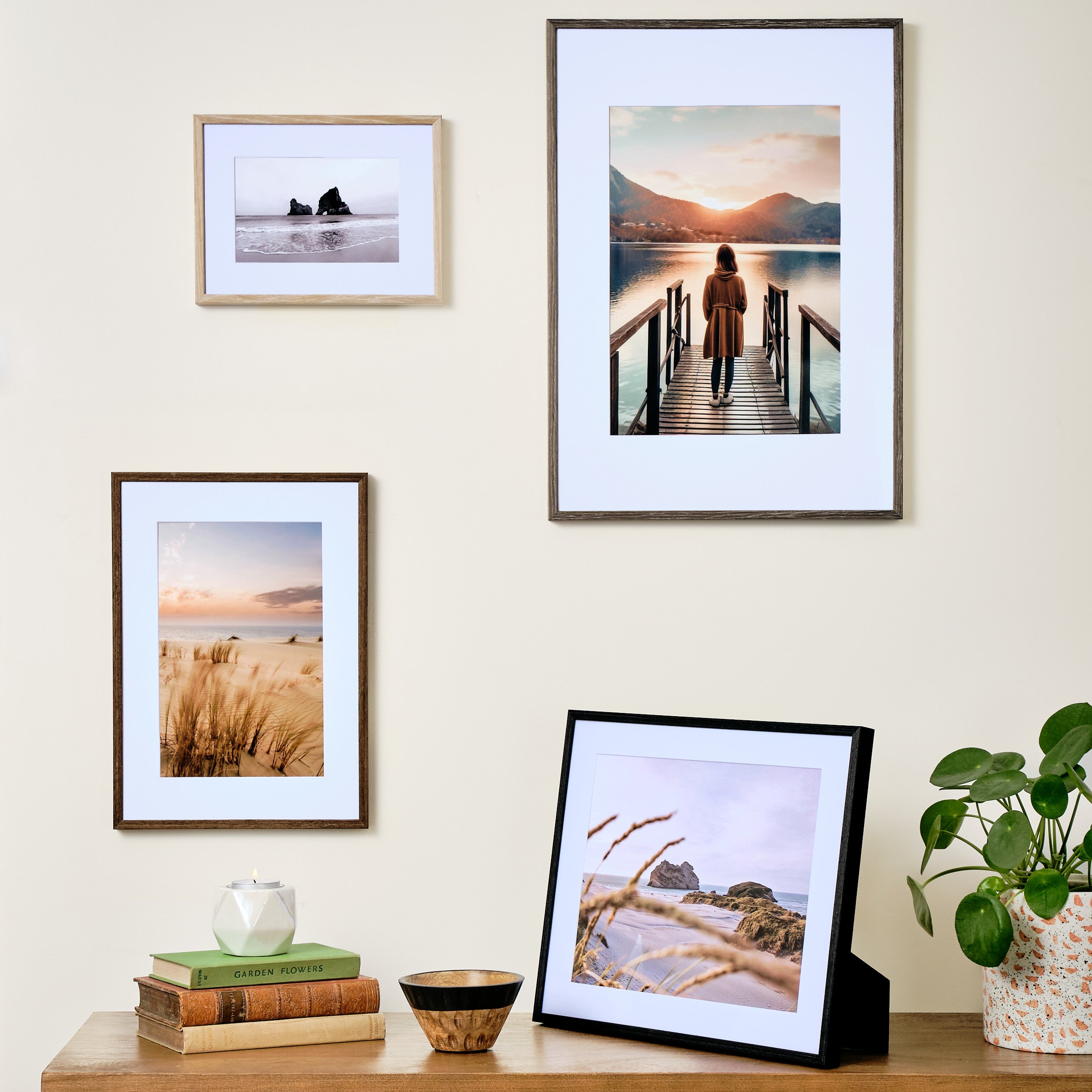 City Series Wood Effect Aluminium Photo Frames – Kenro