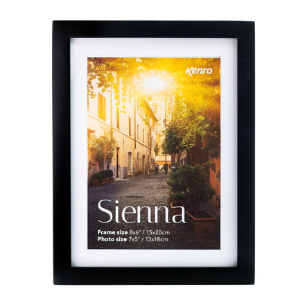 Sienna Series Photo Frames in Black