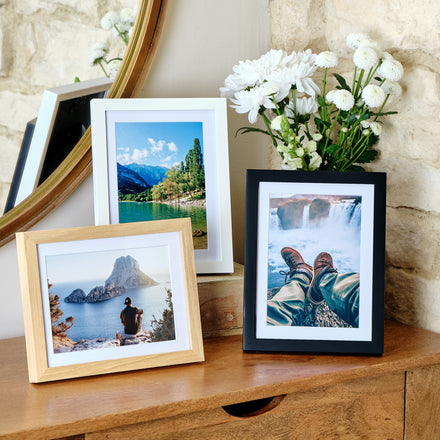 Sienna Series Photo Frames in White