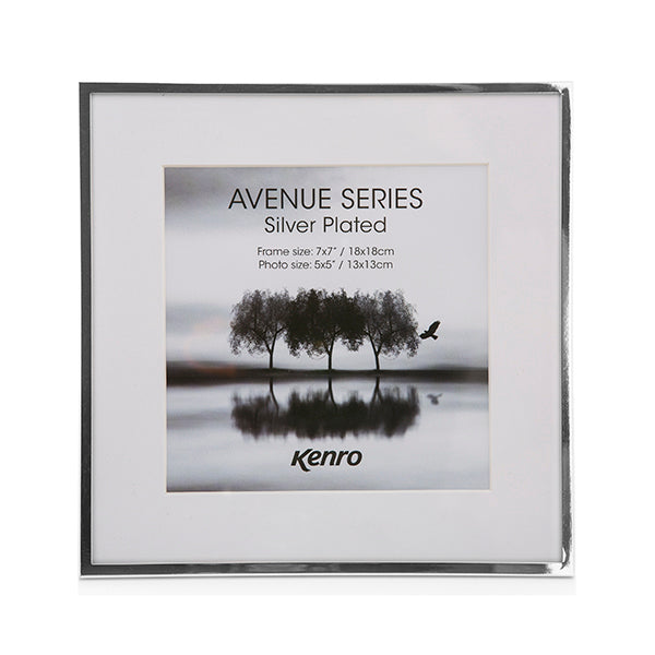 Avenue Series Silver Plated Photo Frames