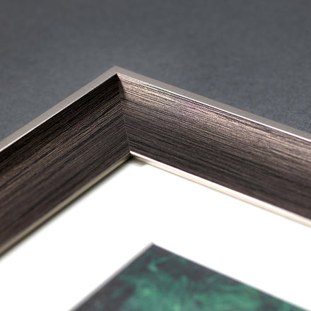 Bergamo Charcoal Wood Effect Photo Frame