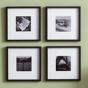 Strata Series Photo Frames (Black)