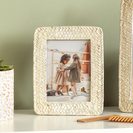 Toulon Resin Woven Effect Photo Frame