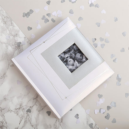 Geometric Design Wedding Photo Album